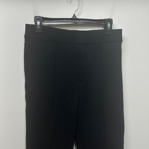 NWT Spanx Black Flare-Leg Pants Large Ponte pull-on elastic waist - Picture 7 of 10